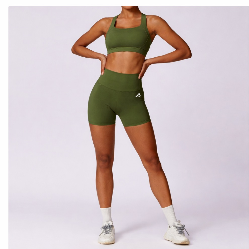 Omega Sculpt High-Waisted Yoga Shorts