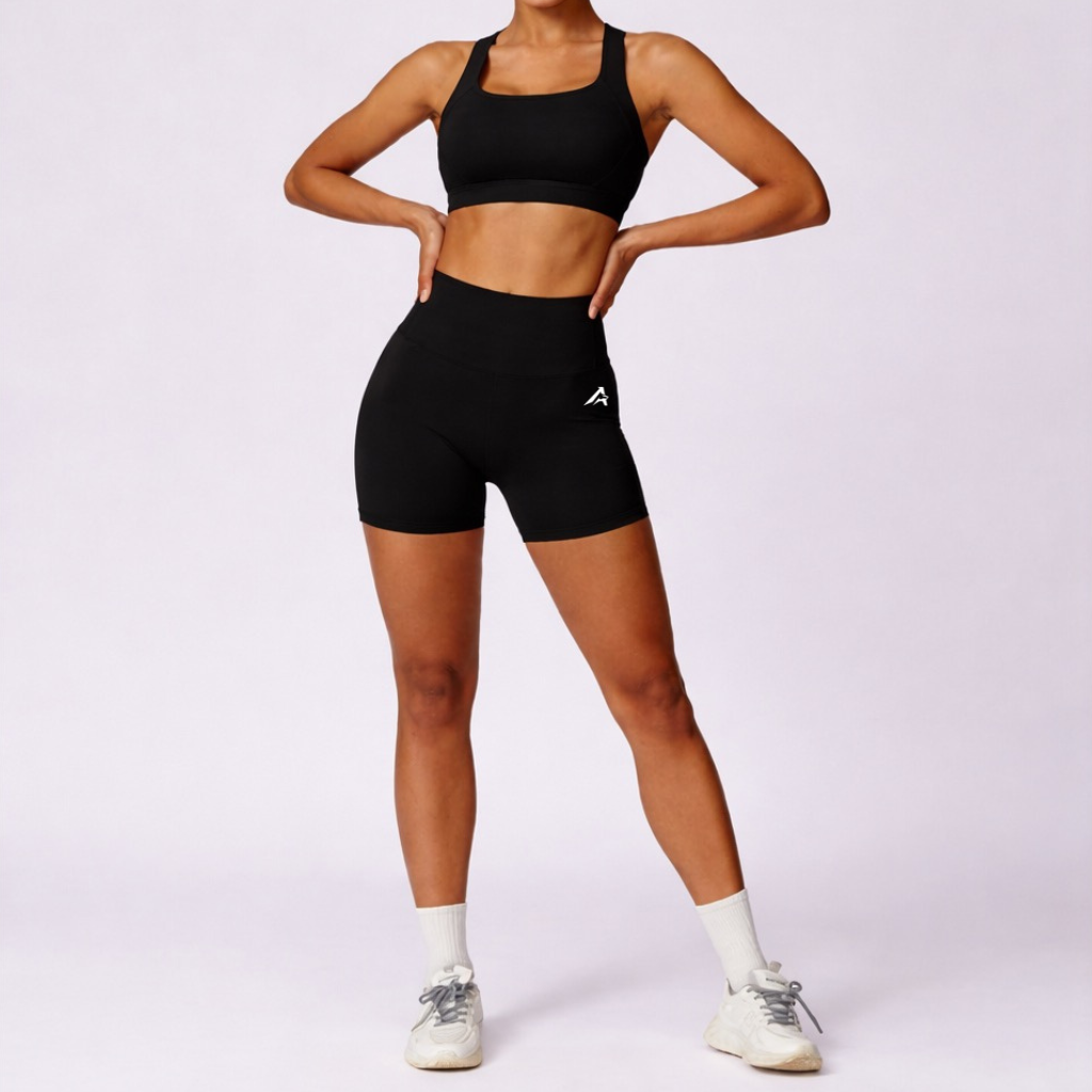 Omega Sculpt High-Waisted Yoga Shorts