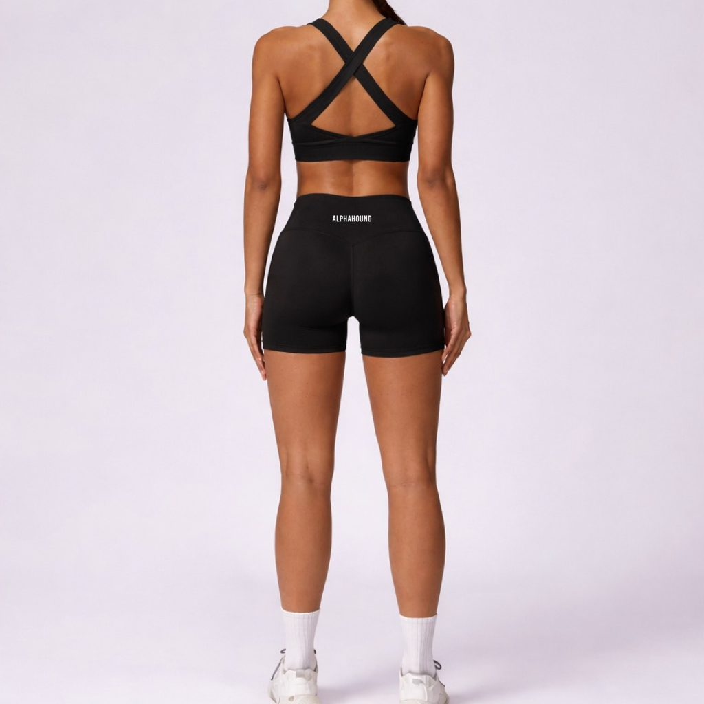 Omega Sculpt High-Waisted Yoga Shorts